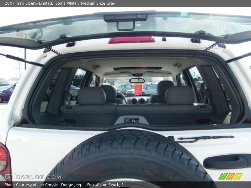 Stone White / Medium Slate Gray 2007 Jeep Liberty Limited