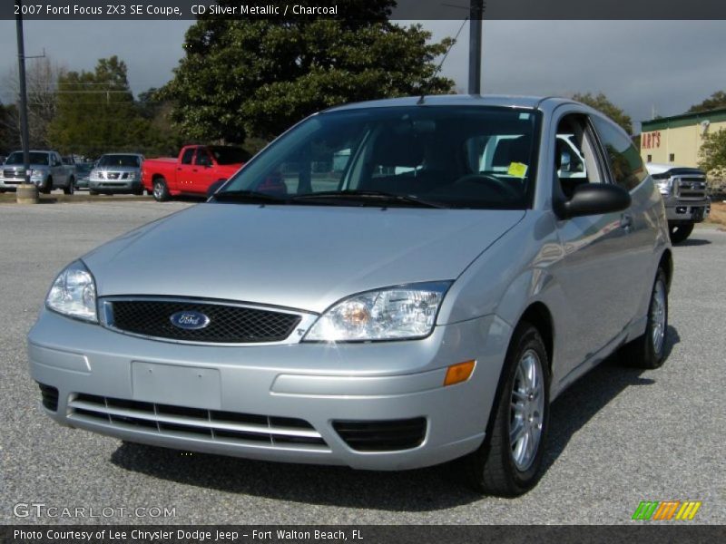 CD Silver Metallic / Charcoal 2007 Ford Focus ZX3 SE Coupe