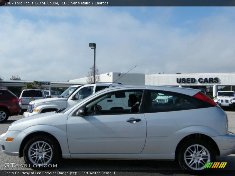 CD Silver Metallic / Charcoal 2007 Ford Focus ZX3 SE Coupe