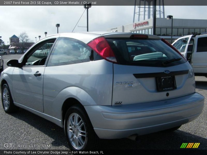 CD Silver Metallic / Charcoal 2007 Ford Focus ZX3 SE Coupe