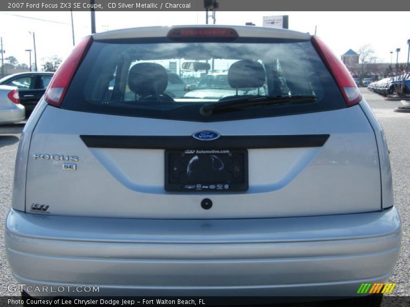 CD Silver Metallic / Charcoal 2007 Ford Focus ZX3 SE Coupe