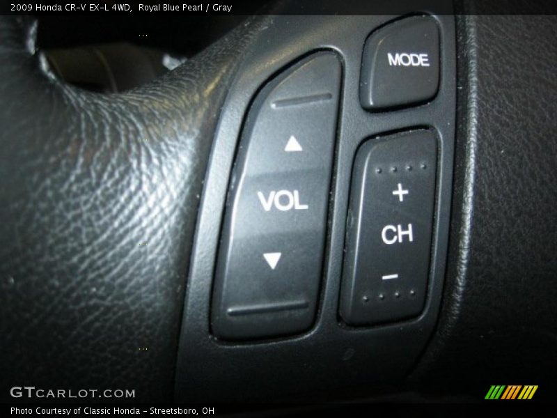 Controls of 2009 CR-V EX-L 4WD