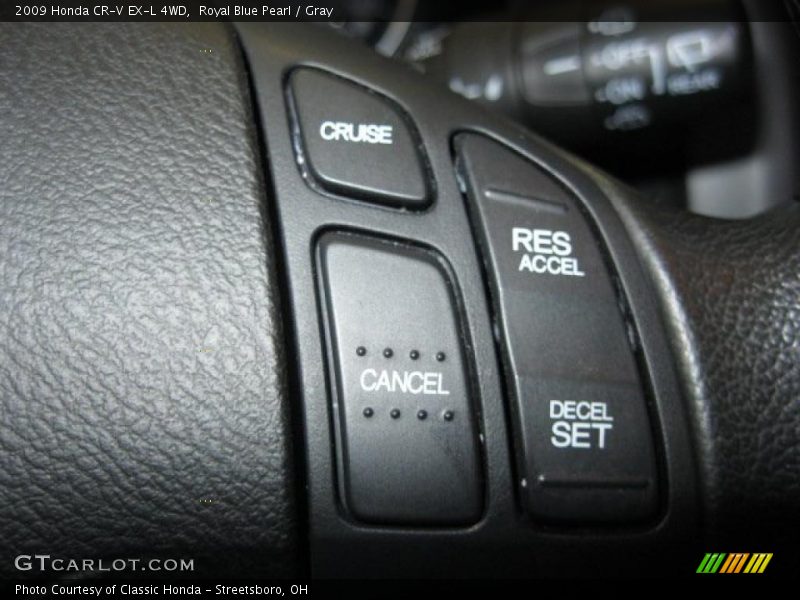 Controls of 2009 CR-V EX-L 4WD