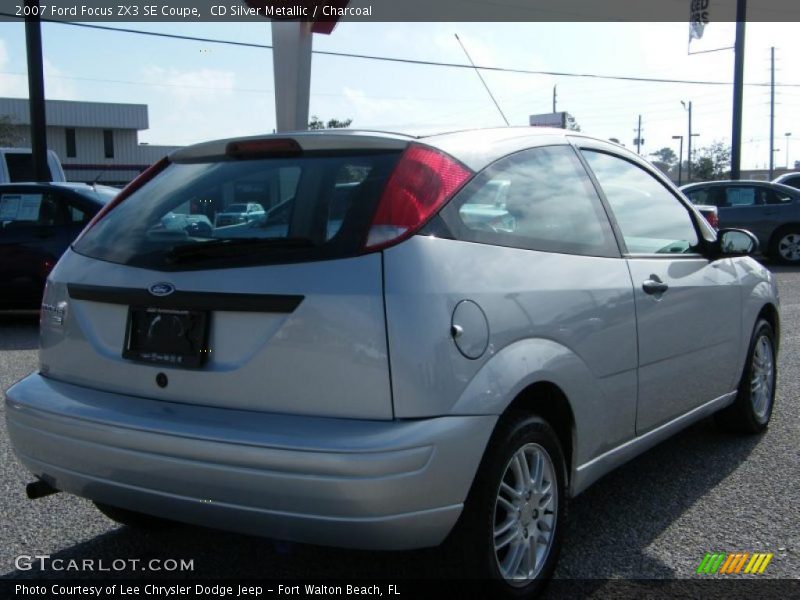 CD Silver Metallic / Charcoal 2007 Ford Focus ZX3 SE Coupe