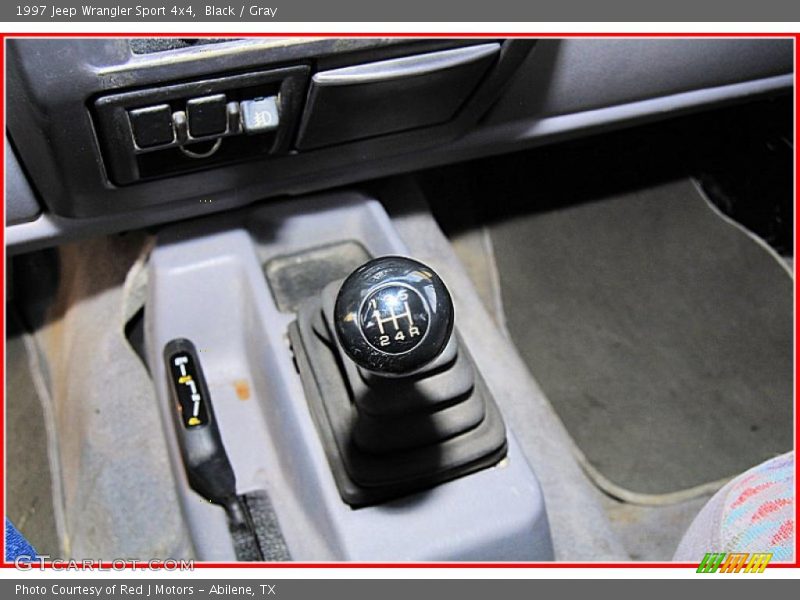 Black / Gray 1997 Jeep Wrangler Sport 4x4
