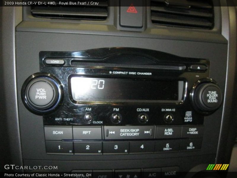 Controls of 2009 CR-V EX-L 4WD