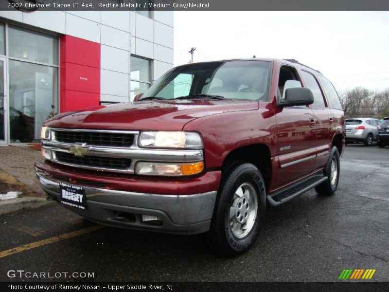 Redfire Metallic / Medium Gray/Neutral 2002 Chevrolet Tahoe LT 4x4