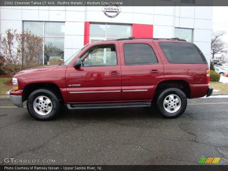 Redfire Metallic / Medium Gray/Neutral 2002 Chevrolet Tahoe LT 4x4