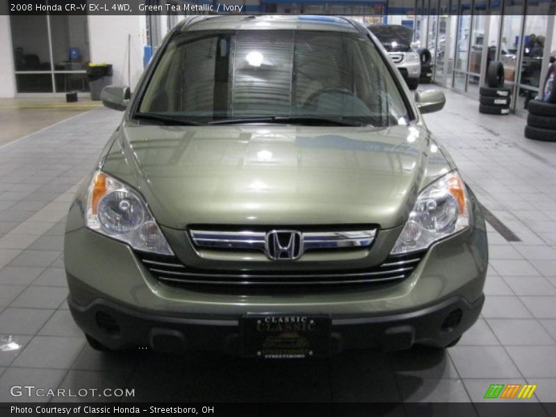 Green Tea Metallic / Ivory 2008 Honda CR-V EX-L 4WD