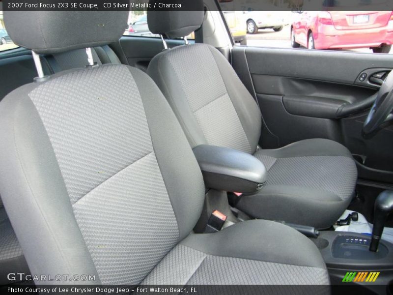 CD Silver Metallic / Charcoal 2007 Ford Focus ZX3 SE Coupe
