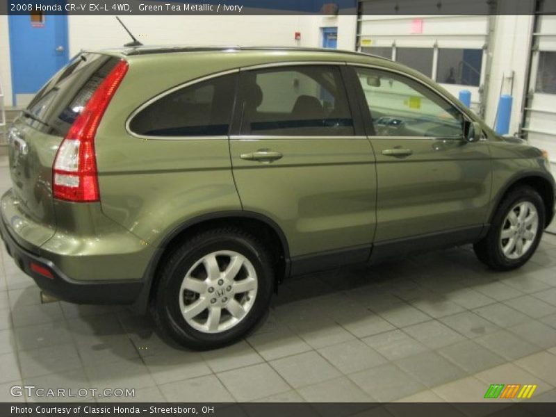 Green Tea Metallic / Ivory 2008 Honda CR-V EX-L 4WD