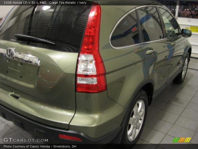 Green Tea Metallic / Ivory 2008 Honda CR-V EX-L 4WD