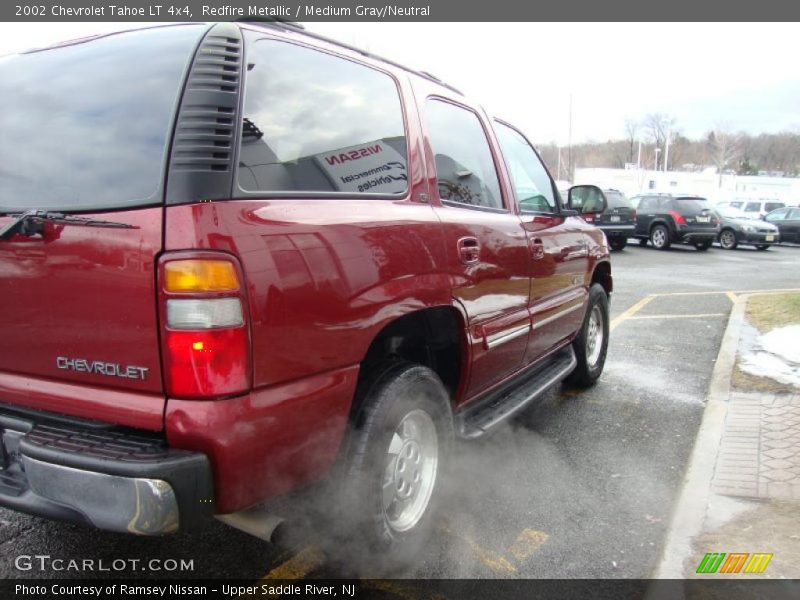 Redfire Metallic / Medium Gray/Neutral 2002 Chevrolet Tahoe LT 4x4