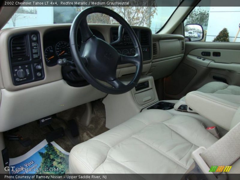 Redfire Metallic / Medium Gray/Neutral 2002 Chevrolet Tahoe LT 4x4