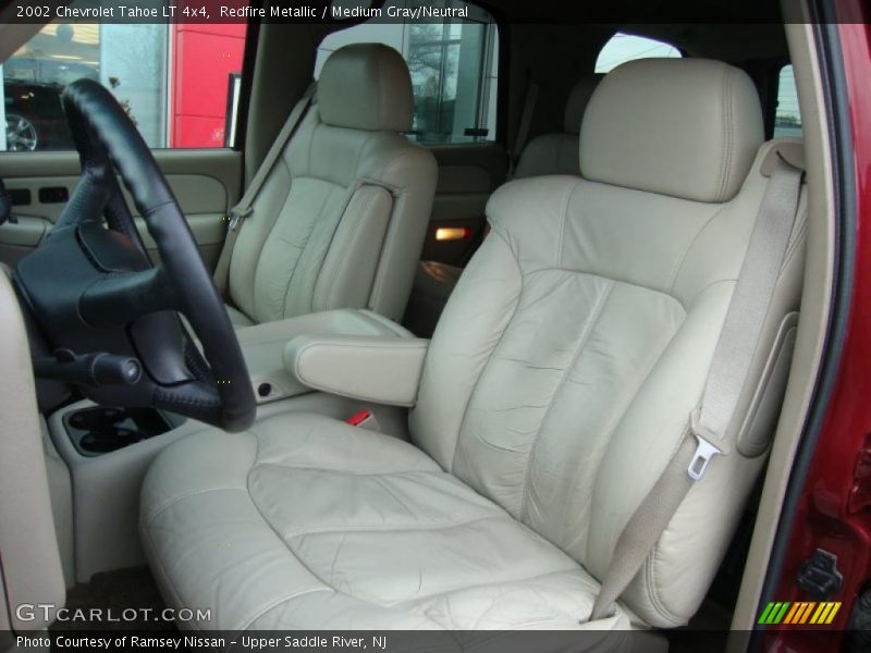 Redfire Metallic / Medium Gray/Neutral 2002 Chevrolet Tahoe LT 4x4