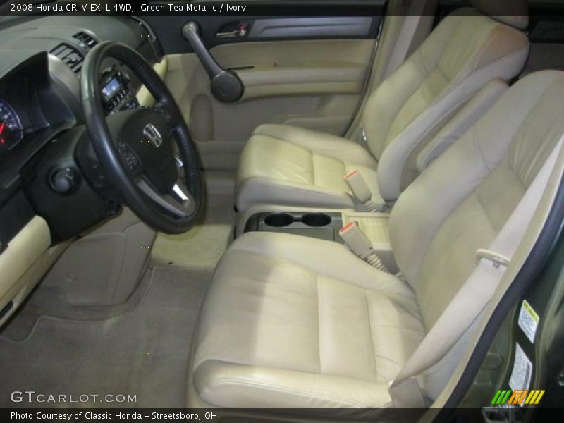 Green Tea Metallic / Ivory 2008 Honda CR-V EX-L 4WD