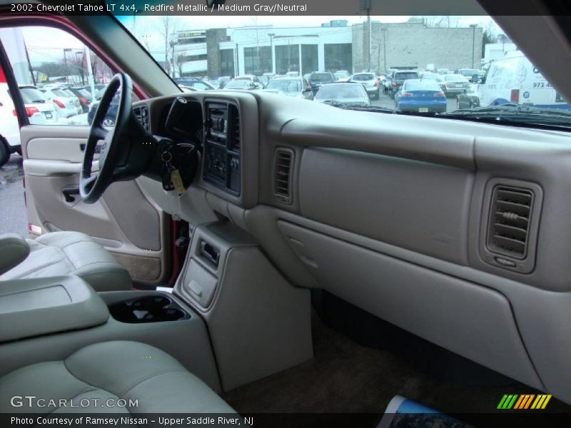 Redfire Metallic / Medium Gray/Neutral 2002 Chevrolet Tahoe LT 4x4