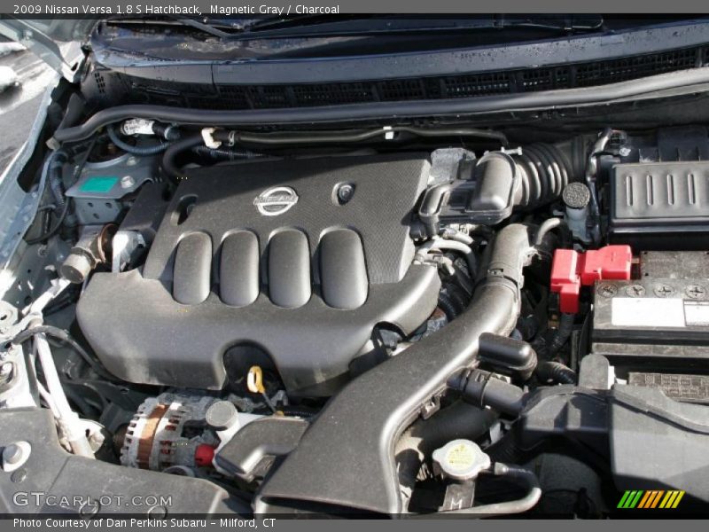 Magnetic Gray / Charcoal 2009 Nissan Versa 1.8 S Hatchback