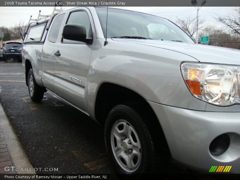 Silver Streak Mica / Graphite Gray 2008 Toyota Tacoma Access Cab