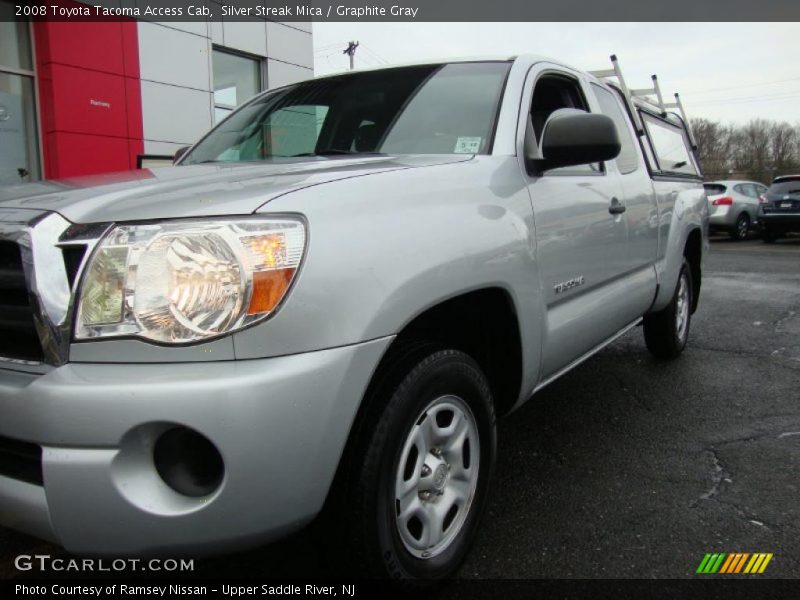 Silver Streak Mica / Graphite Gray 2008 Toyota Tacoma Access Cab