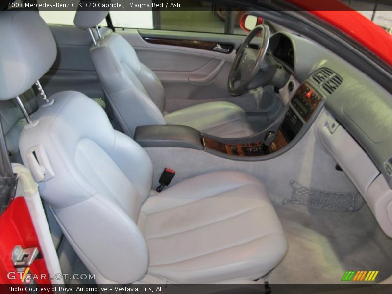  2003 CLK 320 Cabriolet Ash Interior