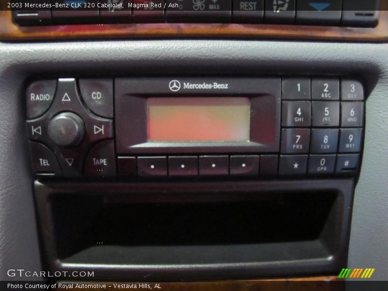 Controls of 2003 CLK 320 Cabriolet