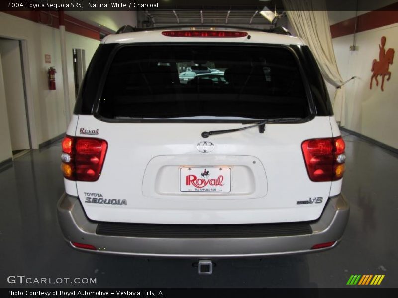Natural White / Charcoal 2004 Toyota Sequoia SR5