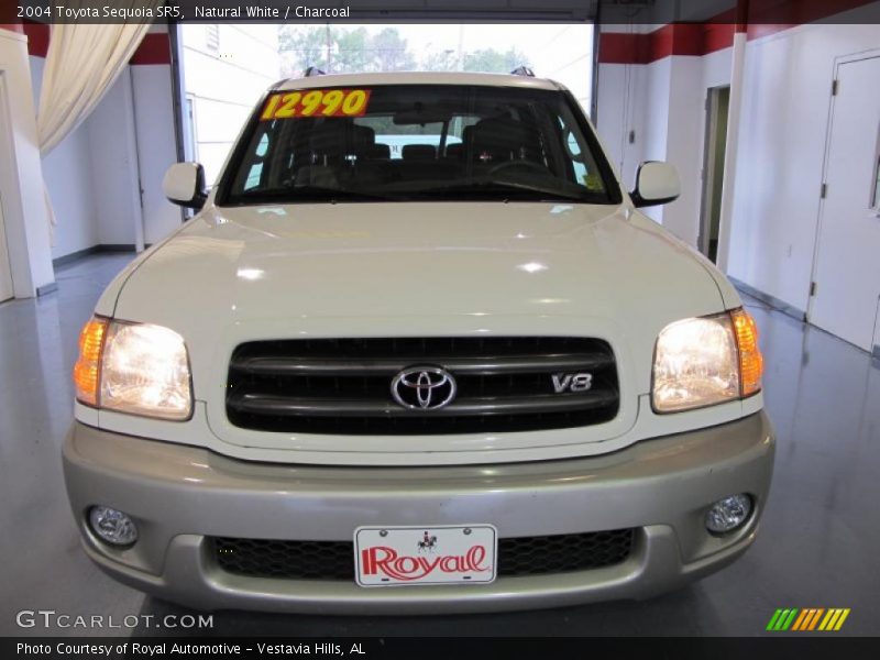Natural White / Charcoal 2004 Toyota Sequoia SR5