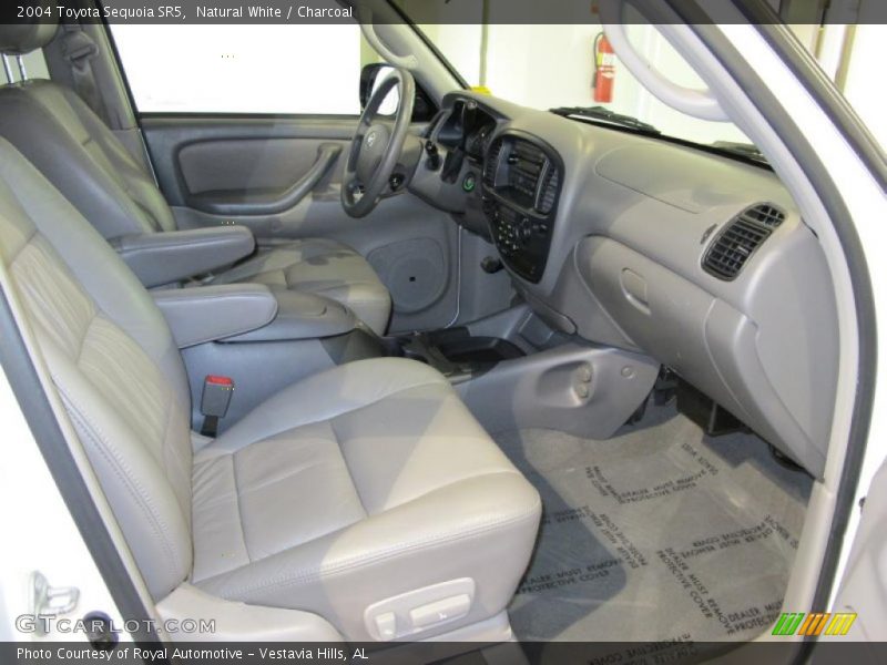 Natural White / Charcoal 2004 Toyota Sequoia SR5