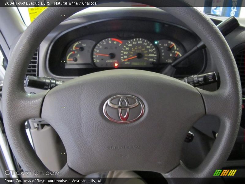 Natural White / Charcoal 2004 Toyota Sequoia SR5