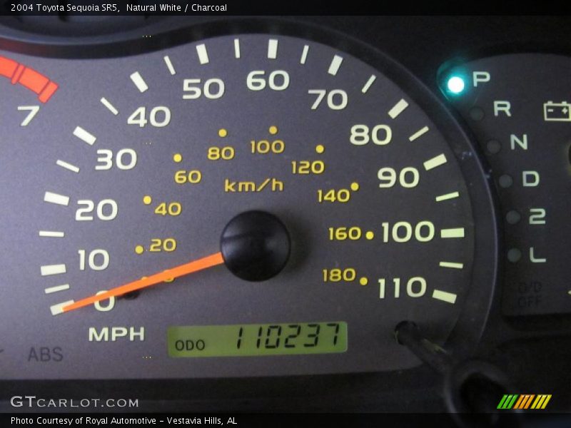 Natural White / Charcoal 2004 Toyota Sequoia SR5