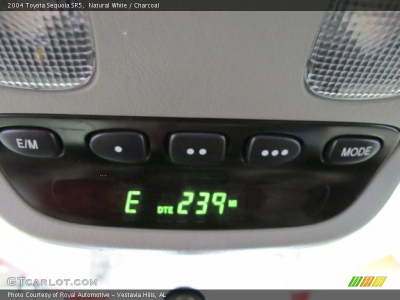 Natural White / Charcoal 2004 Toyota Sequoia SR5