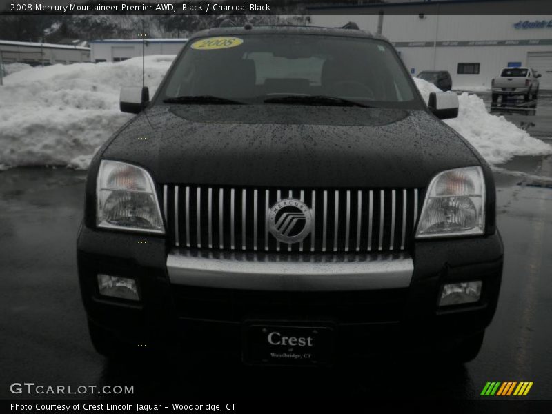 Black / Charcoal Black 2008 Mercury Mountaineer Premier AWD
