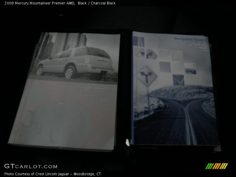 Black / Charcoal Black 2008 Mercury Mountaineer Premier AWD