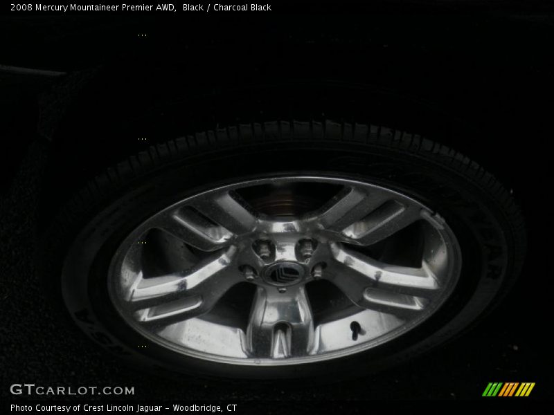 Black / Charcoal Black 2008 Mercury Mountaineer Premier AWD