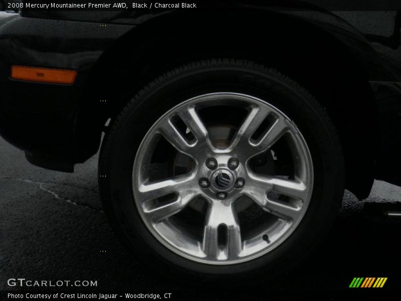 Black / Charcoal Black 2008 Mercury Mountaineer Premier AWD