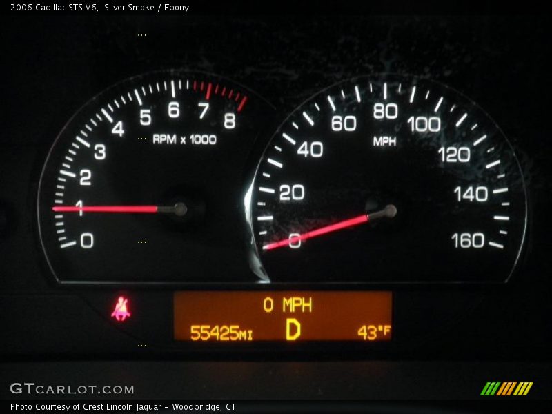 Silver Smoke / Ebony 2006 Cadillac STS V6