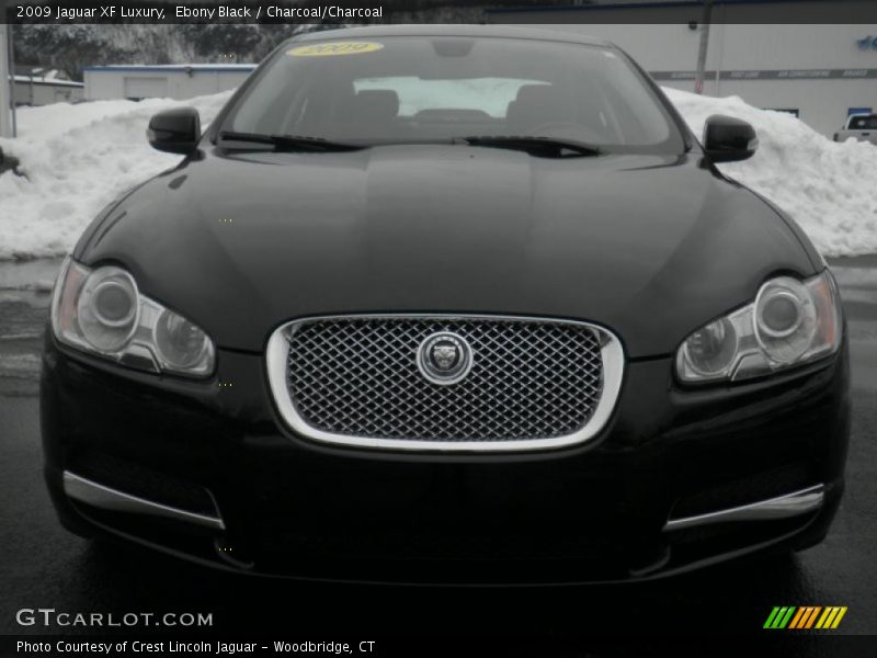 Ebony Black / Charcoal/Charcoal 2009 Jaguar XF Luxury