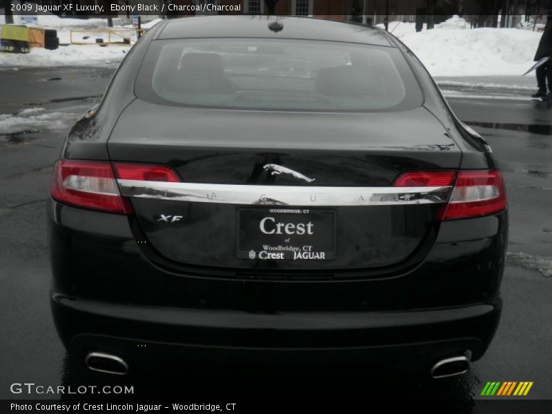 Ebony Black / Charcoal/Charcoal 2009 Jaguar XF Luxury