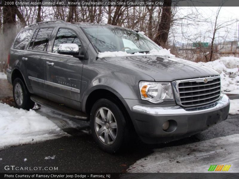 Mineral Gray Metallic / Dark Slate Gray/Light Slate Gray 2008 Chrysler Aspen Limited 4WD