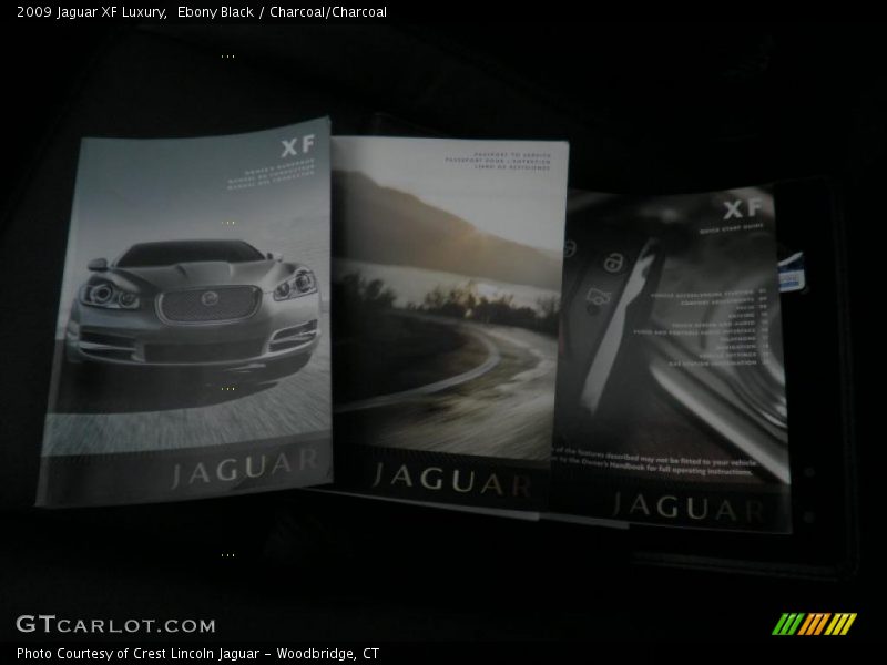 Ebony Black / Charcoal/Charcoal 2009 Jaguar XF Luxury