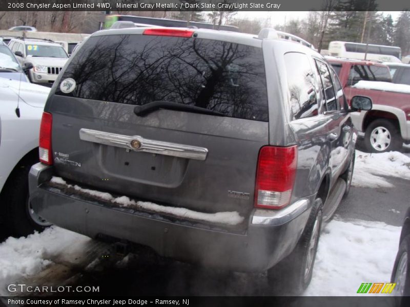 Mineral Gray Metallic / Dark Slate Gray/Light Slate Gray 2008 Chrysler Aspen Limited 4WD