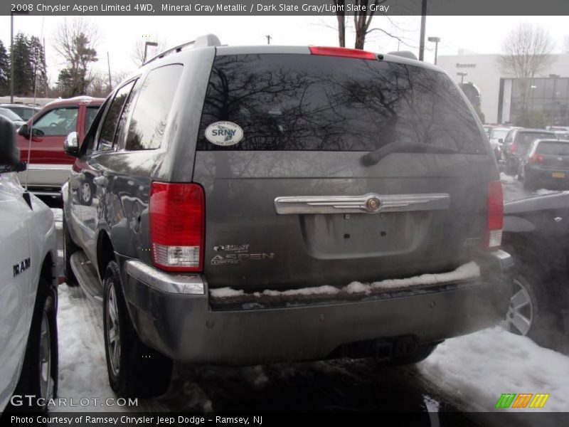 Mineral Gray Metallic / Dark Slate Gray/Light Slate Gray 2008 Chrysler Aspen Limited 4WD