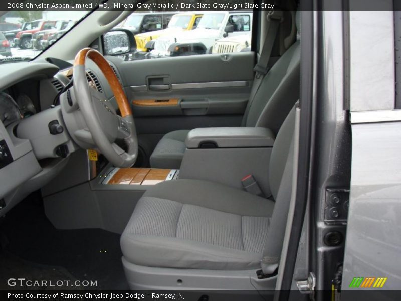 Mineral Gray Metallic / Dark Slate Gray/Light Slate Gray 2008 Chrysler Aspen Limited 4WD