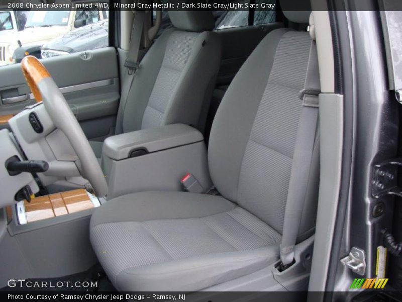 Mineral Gray Metallic / Dark Slate Gray/Light Slate Gray 2008 Chrysler Aspen Limited 4WD