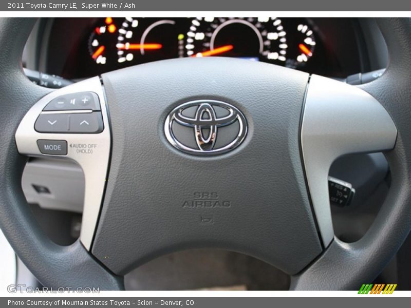 Super White / Ash 2011 Toyota Camry LE