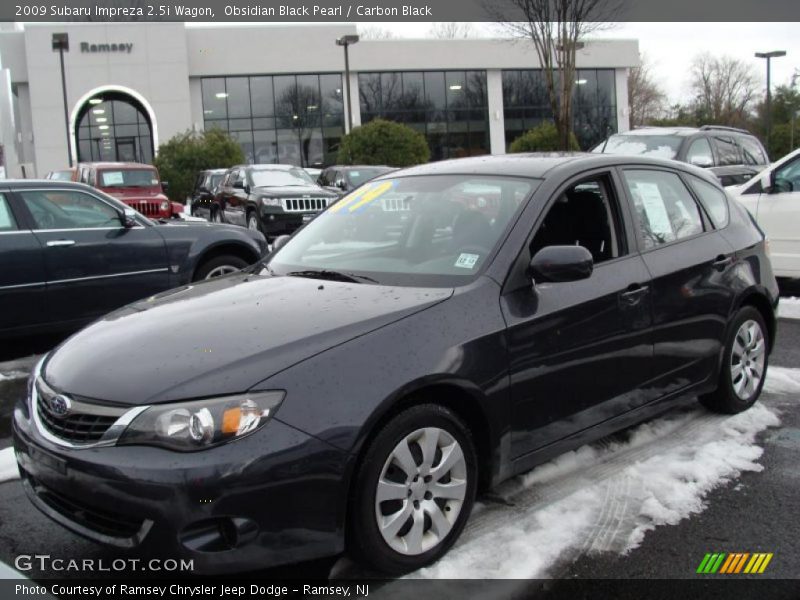 Obsidian Black Pearl / Carbon Black 2009 Subaru Impreza 2.5i Wagon