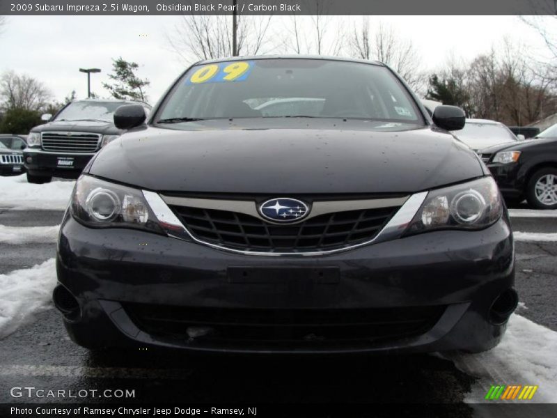 Obsidian Black Pearl / Carbon Black 2009 Subaru Impreza 2.5i Wagon