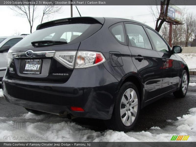 Obsidian Black Pearl / Carbon Black 2009 Subaru Impreza 2.5i Wagon