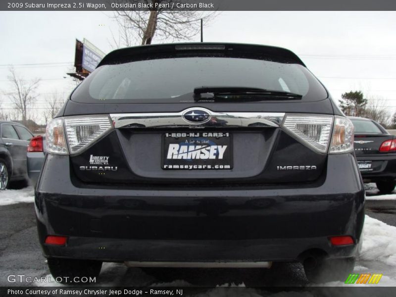 Obsidian Black Pearl / Carbon Black 2009 Subaru Impreza 2.5i Wagon